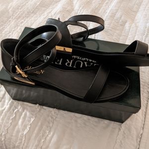Ralph Lauren Sandals Sz 8.5 Black